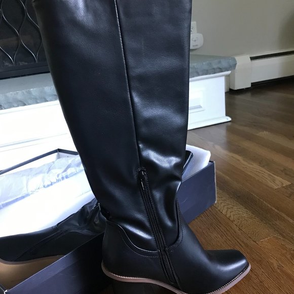 Shoes French Connection Womens Hailee Knee High Heel Riding Boots Poshmark